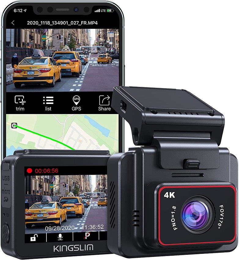 Kingslim budget dash cam