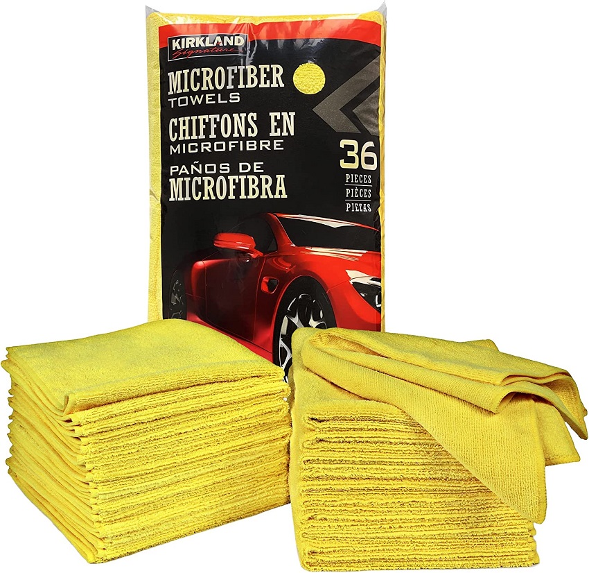 Kirkland car microfibre cloths