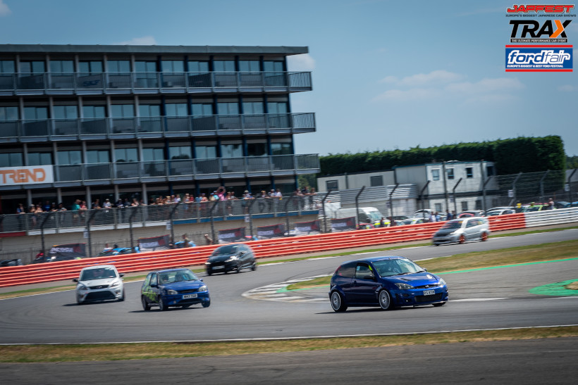 Cars on a track day at Silverstone