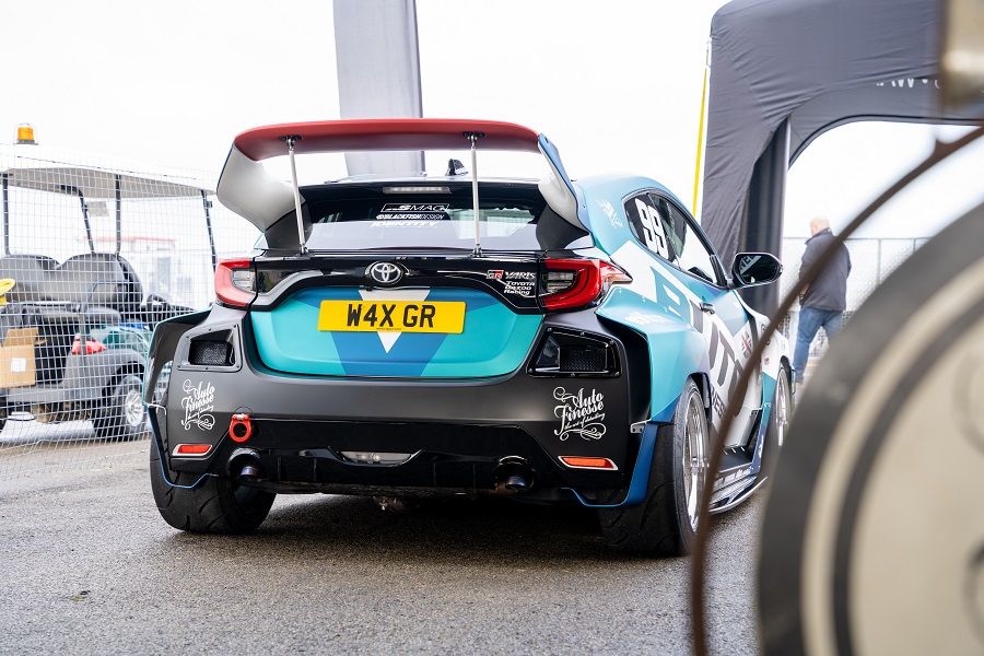 The rear of Auto Finesse's GR Yaris